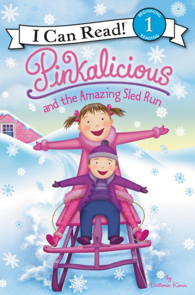 Pinkalicious and the Amazing Sled Run (I Can Read Level 1) cover