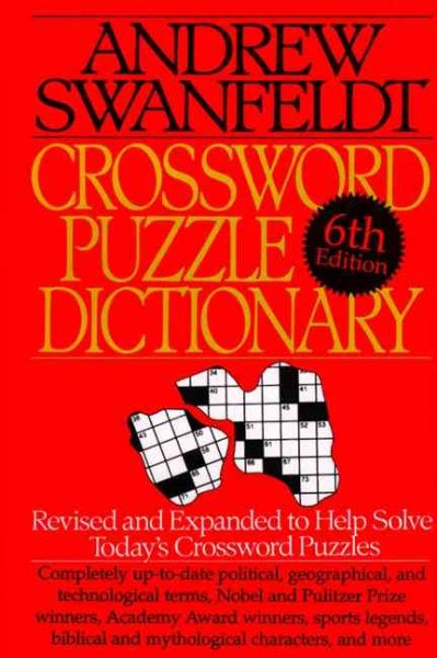 Crossword Puzzle Dictionary: Sixth Edition cover