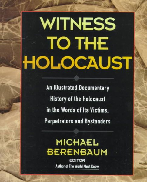 Witness to the Holocaust cover