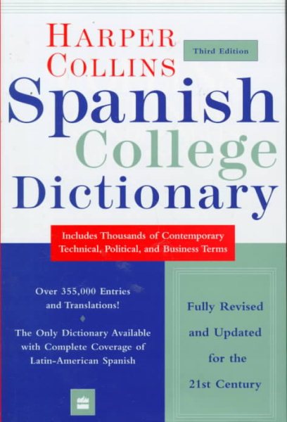 Harper Collins Spanish College Dictionary (Collins diccionario español-inglés / inglés-español) (English and Spanish Edition) cover