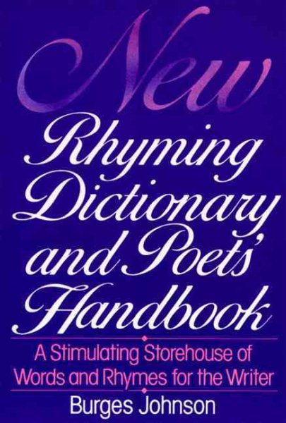 New Rhyming Dictionary and Poets' Handbook cover