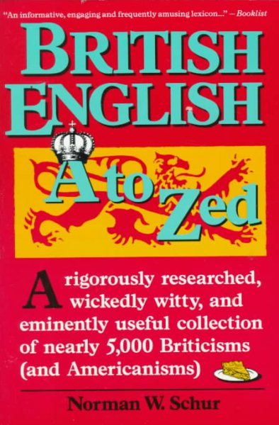 British English A to Zed cover