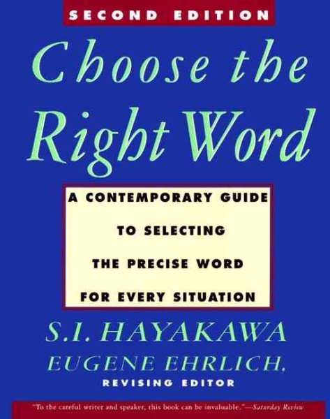 Choose the Right Word: Second Edition cover