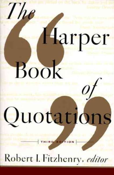 The Harper Book of Quotations 3rd Edition