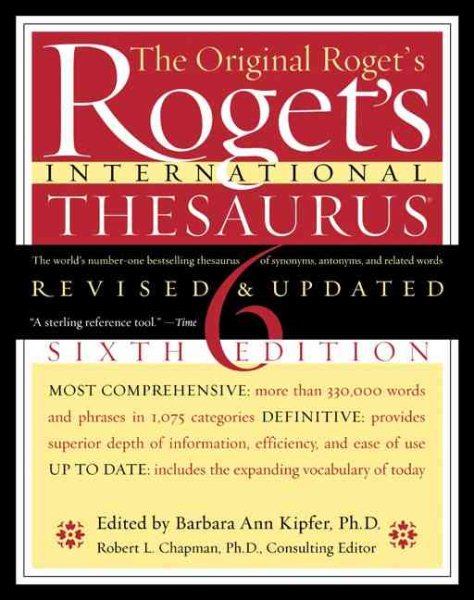 Roget's International Thesaurus (Unindexed 6th Edition) cover