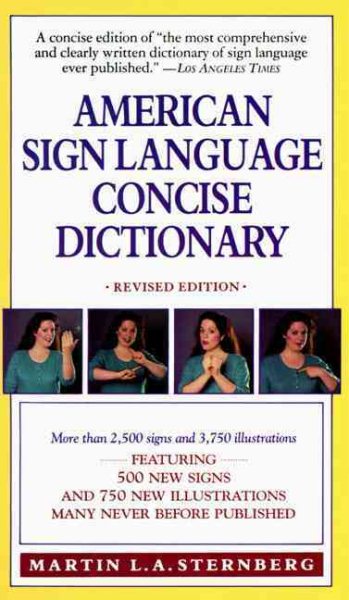 American Sign Language Concise Dictionary: Revised Edition cover