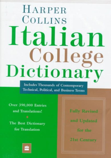 Harper Collins Italian College Dictionary cover