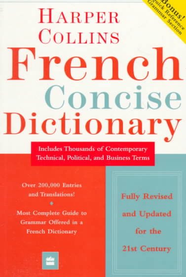 HarperCollins French Concise Dictionary cover