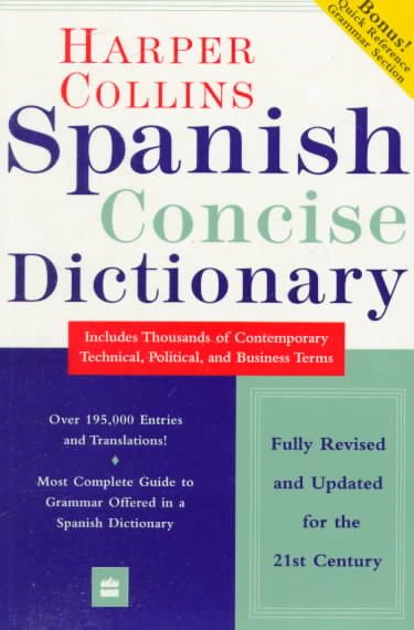 Harper Collins Spanish Dictionary: Spanish-English English-Spanish (Concise Edition) cover