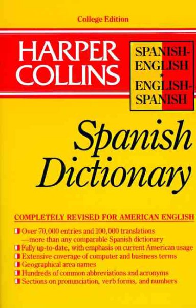 Harper Collins Spanish Dictionary/Spanish-English English-Spanish (HarperCollins Bilingual Dictionaries) (Spanish and English Edition) (English and Spanish Edition) cover