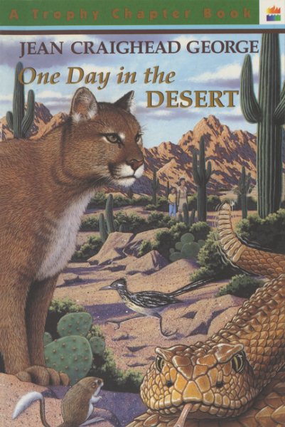 One Day in the Desert (Trophy Chapter Book) cover