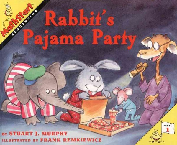 Rabbit's Pajama Party (MathStart 1) cover