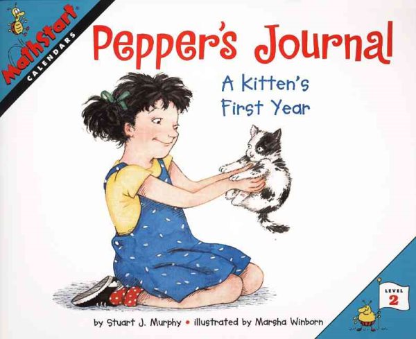 Pepper's Journal: A Kitten's First Year (MathStart 2) cover