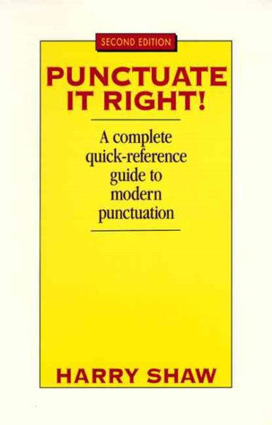 Punctuate It Right cover