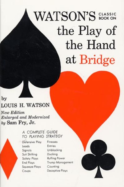 Watson's Classic Book on The Play of the Hand at Bridge cover