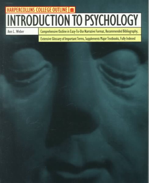 HarperCollins College Outline Introduction to Psychology (HARPERCOLLINS COLLEGE OUTLINE SERIES) cover