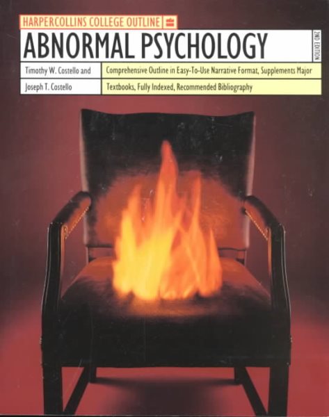 HarperCollins College Outline Abnormal Psychology (Harpercollins College Outline Series) cover
