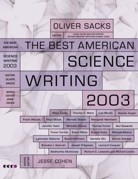 The Best American Science Writing 2003 cover