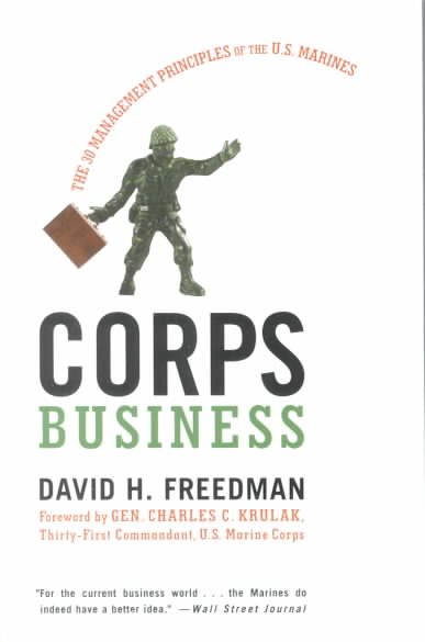 Corps Business: The 30 Management Principles of the U.S. Marines cover