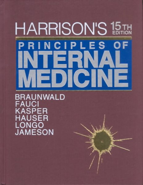 Harrison's Principles of Internal Medicine, 15th Edition cover