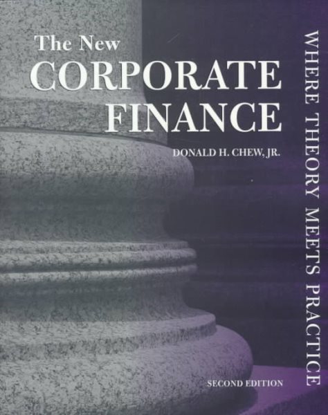 The New Corporate Finance cover
