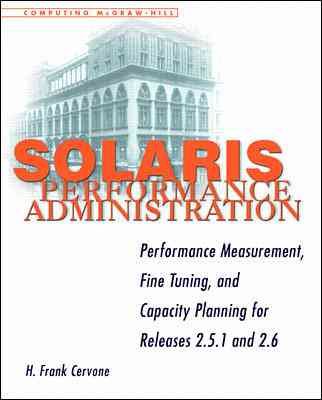 Solaris Performance Administration: Performance Measurement,  Fine Tuning, and Capacity Planning for Releases 2.5.1 and 2.6 cover