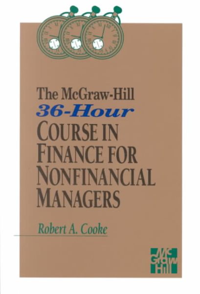The McGraw-Hill 36-Hour Course in Finance for Nonfinancial Managers cover
