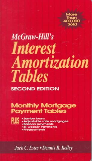 McGraw-Hill's Interest Amortization Tables cover