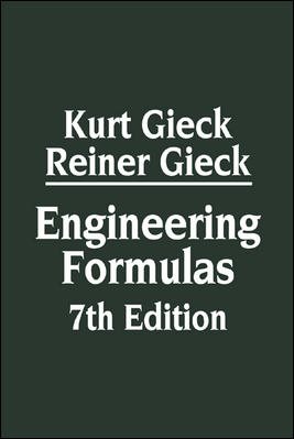 Engineering Formulas 7th Edition cover