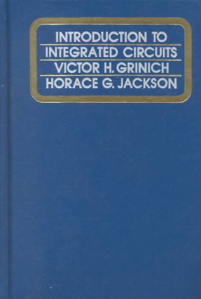 Introduction to Integrated Circuits (Electronic Science) cover