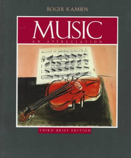 Music : An Appreciation-Student Brief (Paperback Book Only)