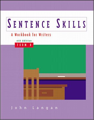 Sentence Skills: A Workbook for Writers, Form B cover