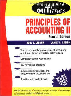 Schaum's Outline of Principles of Accounting II cover