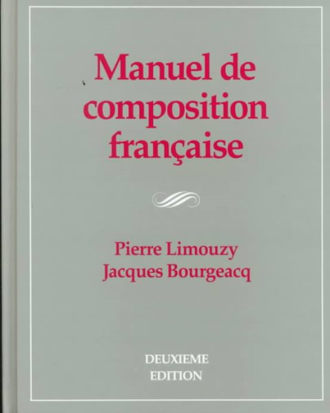 Manuel de Composition Francaise cover