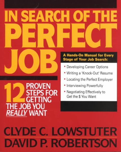 In Search Of the Perfect Job cover