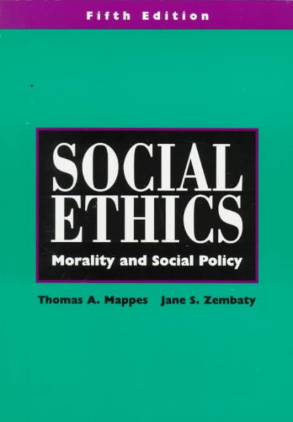 Social Ethics: Morality and Social Policy cover