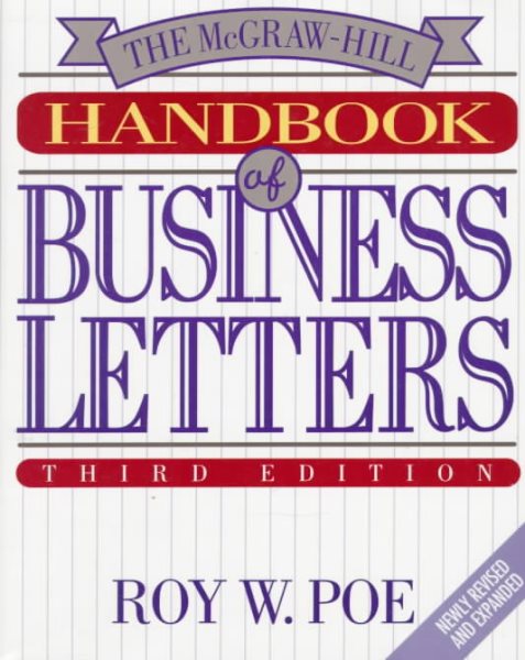 The McGraw-Hill Handbook of Business Letters cover
