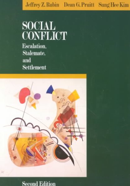 Social Conflict: Escalation, Stalemate and Settlement cover