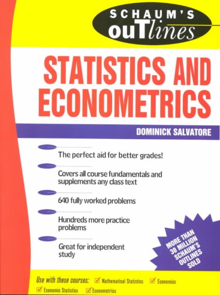 Schaum's Outline of Statistics and Econometrics (Schaum's)