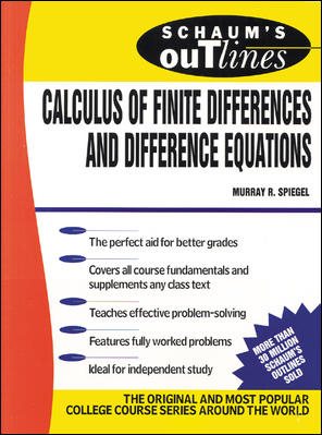 Schaum's Outline of Calculus of Finite Differences and Difference Equations cover