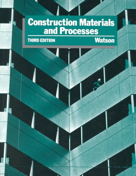 Construction Materials and Processes cover