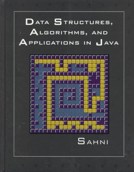 Data Structures, Algorithms, and Applications in Java cover
