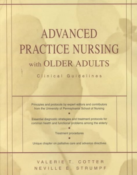 Advanced Practice nursing with older adults cover