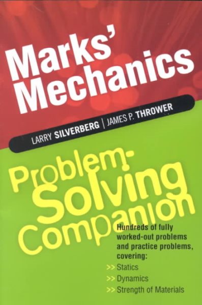 Marks' Mechanics Problem-Solving Companion cover