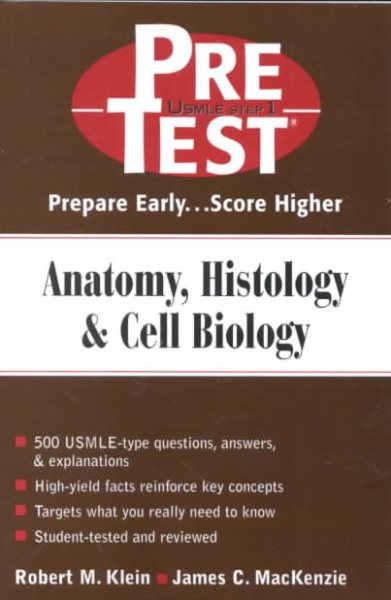 Anatomy, Histology & Cell Biology: PreTest Self-Assessment and Review cover