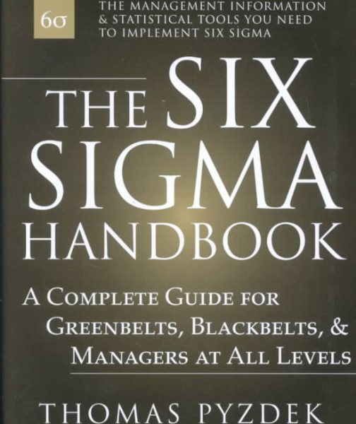 The Six Sigma Handbook cover