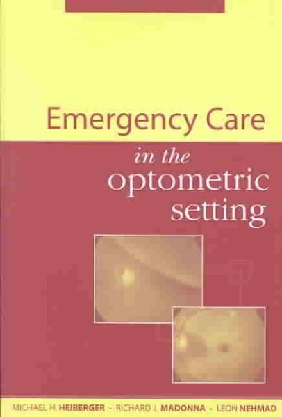 Emergency Care in the Optometric Setting cover