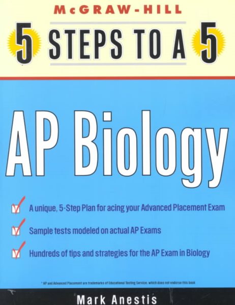 5 Steps to a 5 on the Advanced Placement Examinations: Biology cover
