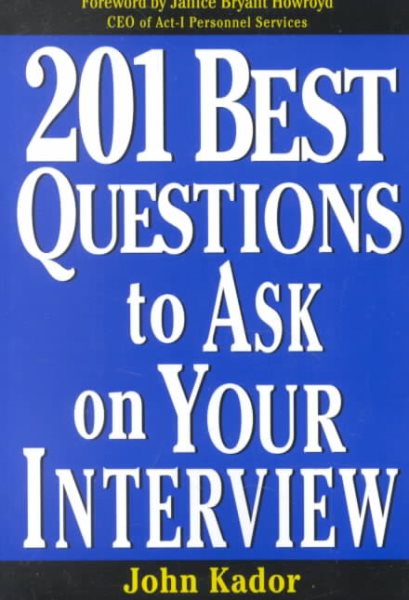 201 Best Questions To Ask On Your Interview cover