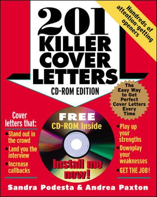 201 Killer Cover Letters (CD-ROM edition) cover